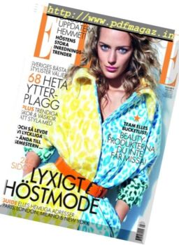 Elle Sweden – September 2016