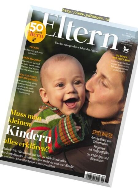 Eltern – Oktober 2016 Cover