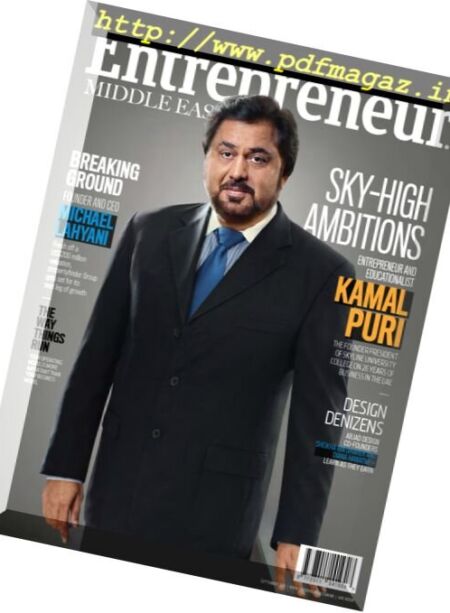 Entrepreneur Middle East – September 2016 Cover