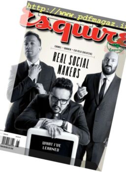Esquire Mexico – Septiembre 2016