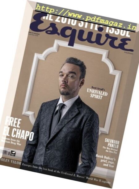 Esquire Philippines – September 2016 Cover