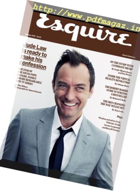 Esquire UK – October 2016 Cover