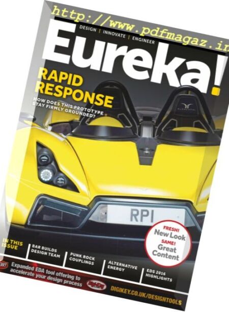 Eureka Magazine – October 2016 Cover