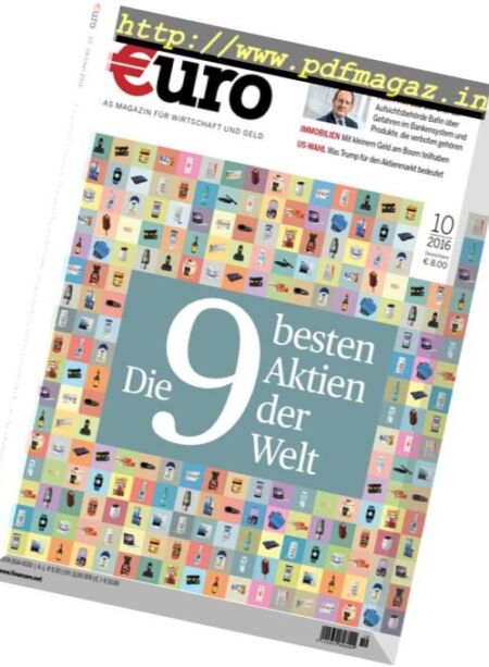 Euro – N 10, Oktober 2016 Cover