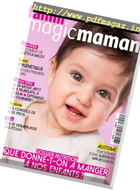 Famili Magicmaman – Octobre-Novembre 2016 Cover