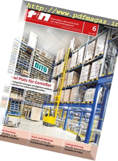 f+h – Juni 2016 Cover