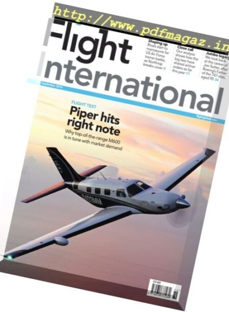 Flight International – 6-12 September 2016 Cover