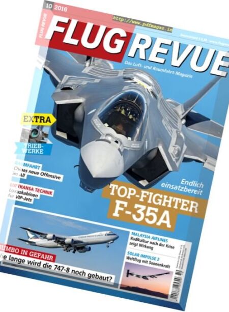 Flug Revue – Oktober 2016 Cover