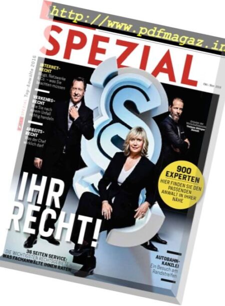 Focus Spezial – Oktober-November 2016 Cover