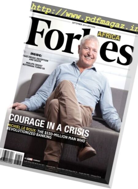 Forbes Africa – September 2016 Cover