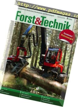 Forst & Technik – Nr.8, 2016