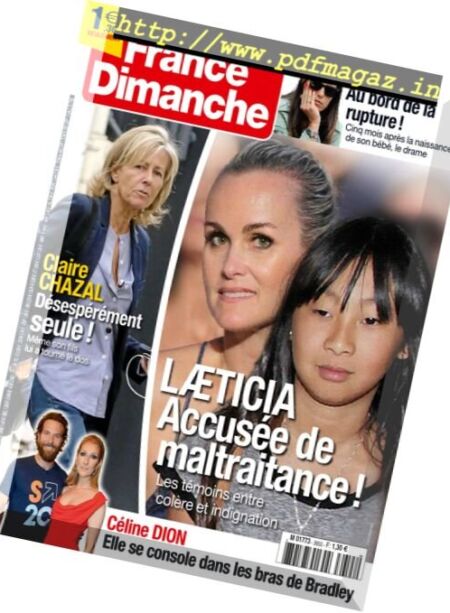 France Dimanche – 16 au 22 Septembre 2016 Cover