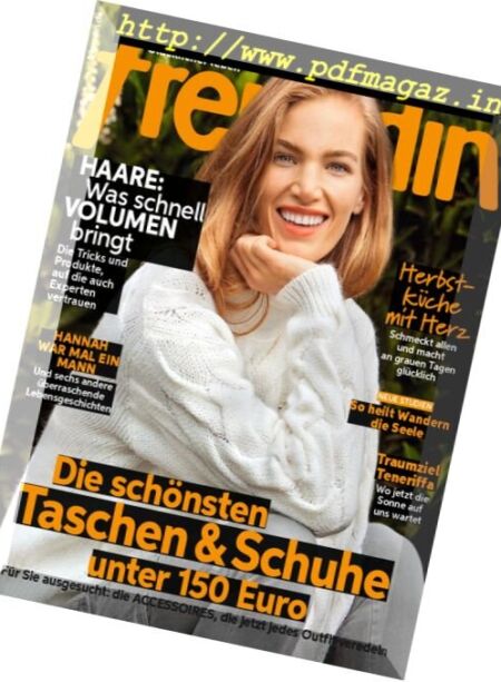 Freundin – 21 September 2016 Cover