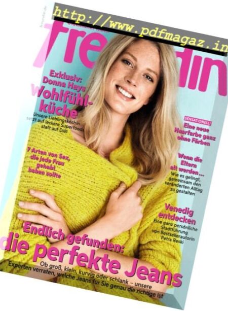Freundin – Nr.20, 7 September 2016 Cover