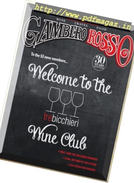 Gambero Rosso – September 2016 Cover