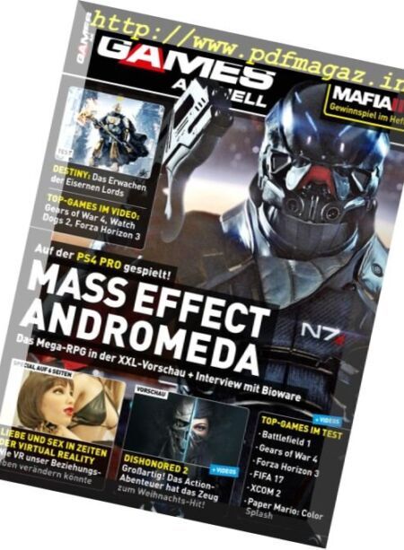 Games Aktuell – November 2016 Cover