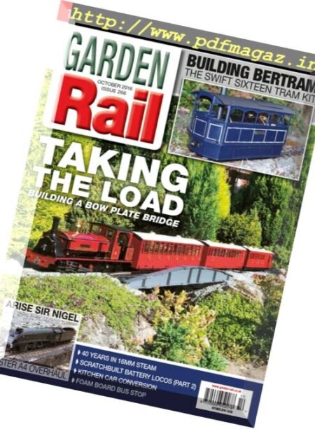 Garden Rail – October 2016 Cover