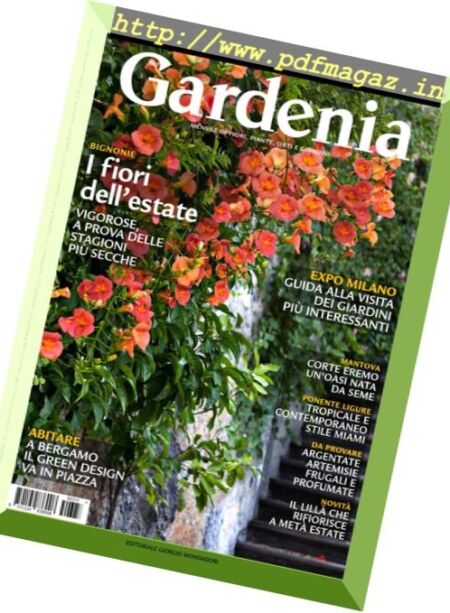 Gardenia – Settembre 2015 Cover