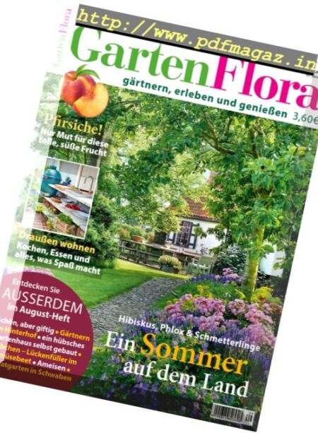 Garten Flora – August 2016 Cover