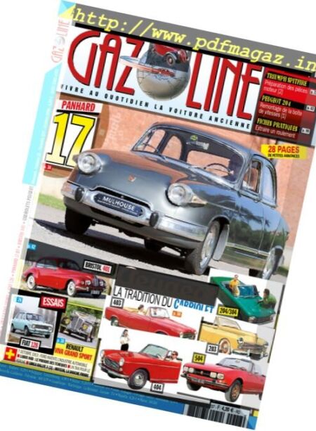 Gazoline – Octobre 2016 Cover
