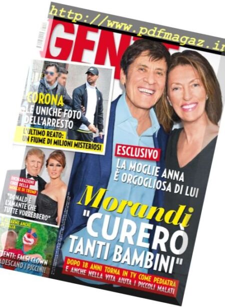 Gente Italia – 25 Ottobre 2016 Cover