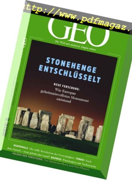 Geo Germany – Oktober 2016 Cover