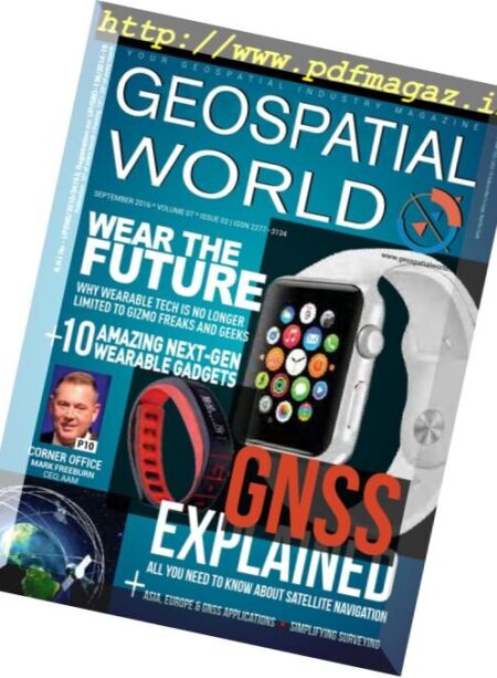 Geospatial World – September 2016 Cover