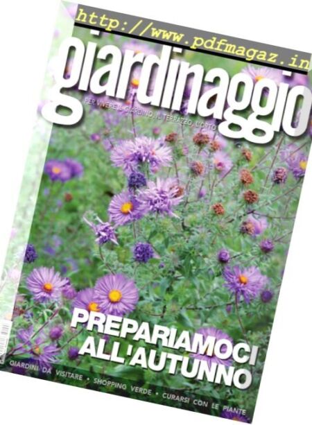 Giardinaggio – Settembre 2016 Cover