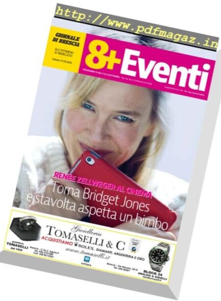 Giornale di Brescia – 8+ Eventi – 17 Settembre 2016 Cover