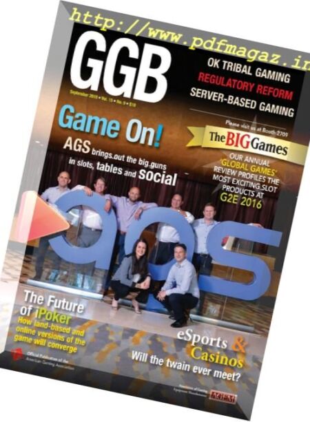 Global Gaming Business – September 2016 Cover