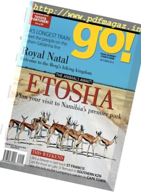 go! South Africa – October 2016 Cover