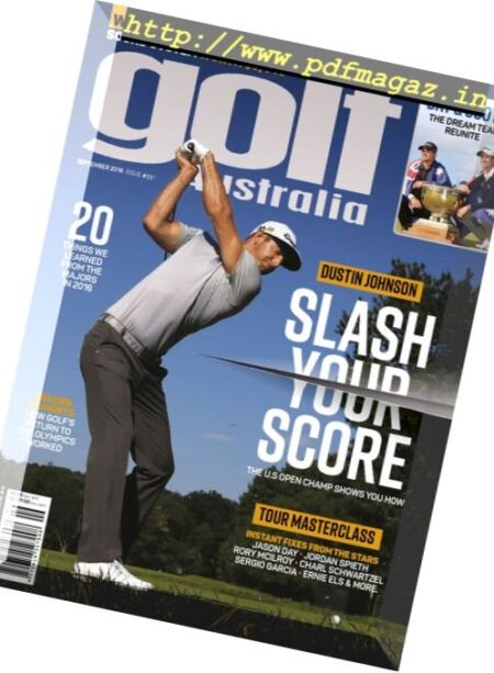Golf Australia – September 2016 Cover