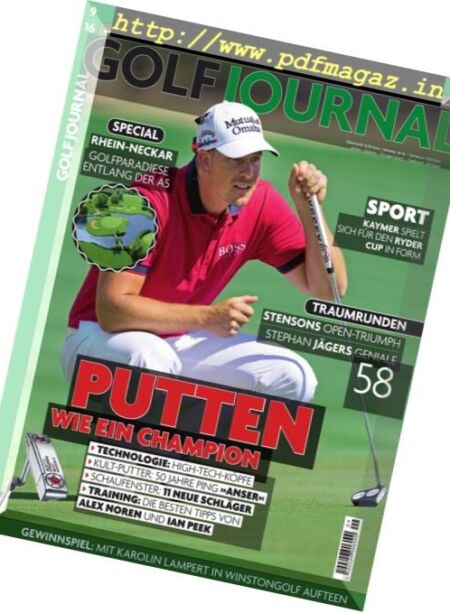 Golf Journal – September 2016 Cover