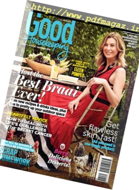 Good Housekeeping South Africa – October 2016 Cover