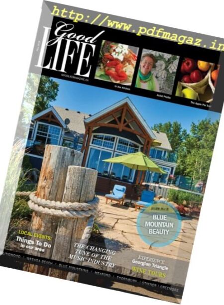 GoodLife Georgian Bay – Fall 2016 Cover