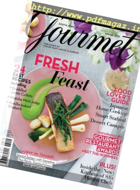 Gourmet South Africa – Spring 2016 Cover