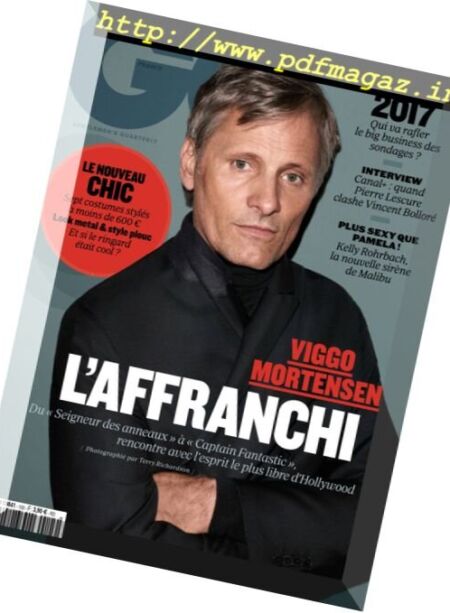 GQ France – Octobre 2016 Cover