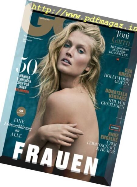 GQ Germany – November 2016 Cover