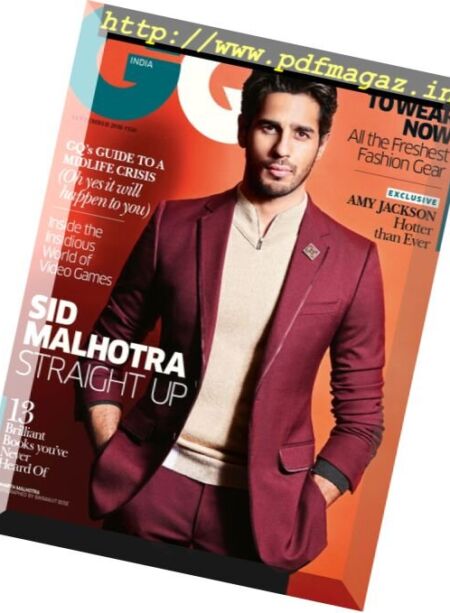 GQ India – September 2016 Cover