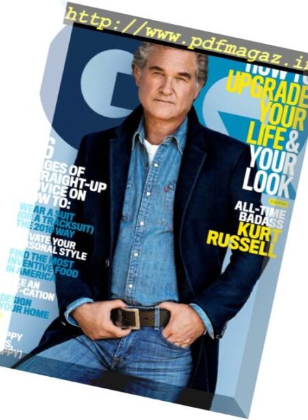 GQ USA – October 2016 Cover