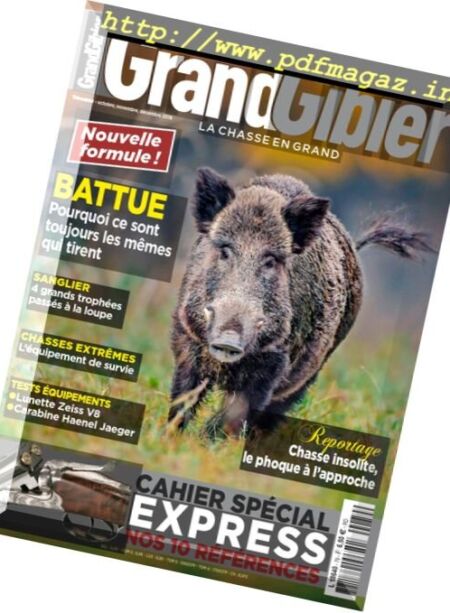 Grand Gibier – Octobre-Decembre 2016 Cover