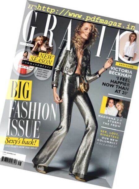 Grazia UK – 26 September 2016 Cover