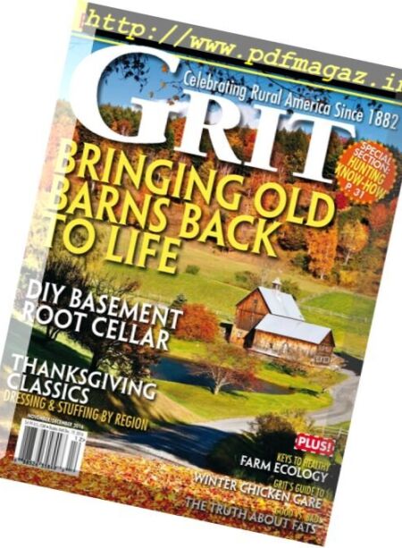 Grit – November – December 2016 Cover