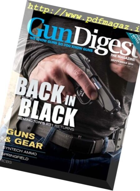 Gun Digest – September 2016 Cover