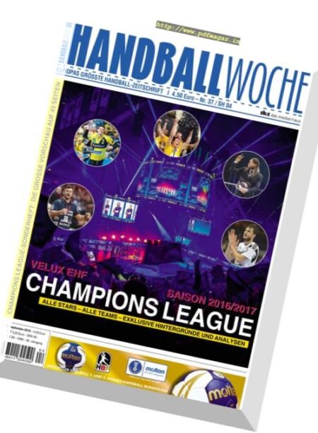 Handballwoche – 13 September 2016 Cover
