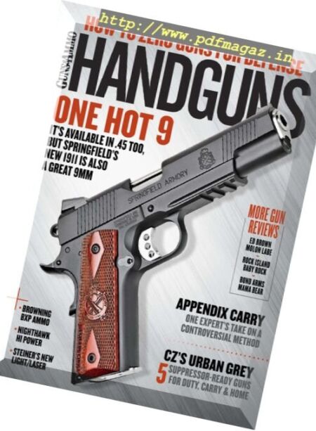 Handguns – October-November 2016 Cover