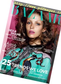 Harper’s Bazaar Germany – Oktober 2016