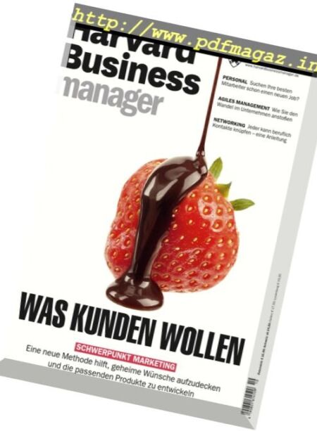 Harvard Business Manager – Oktober 2016 Cover