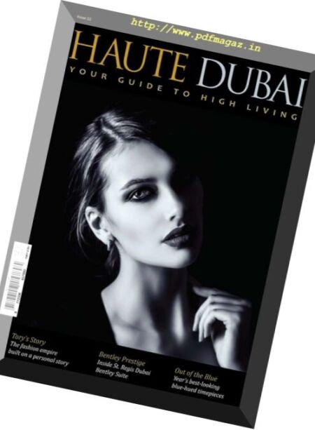 Haute Dubai – Issue 22, 2016 Cover