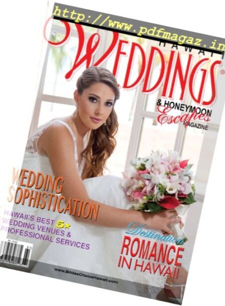 Hawaii Weddings & Honeymoon Escapes – Summer-Fall 2016 Cover